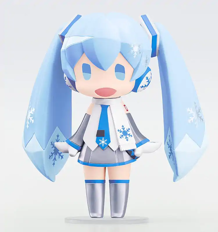 Character Vocal Series 01: Hatsune Miku HELLO! GOOD SMILE Actionfigur Snow Miku 10 cm termékfotó