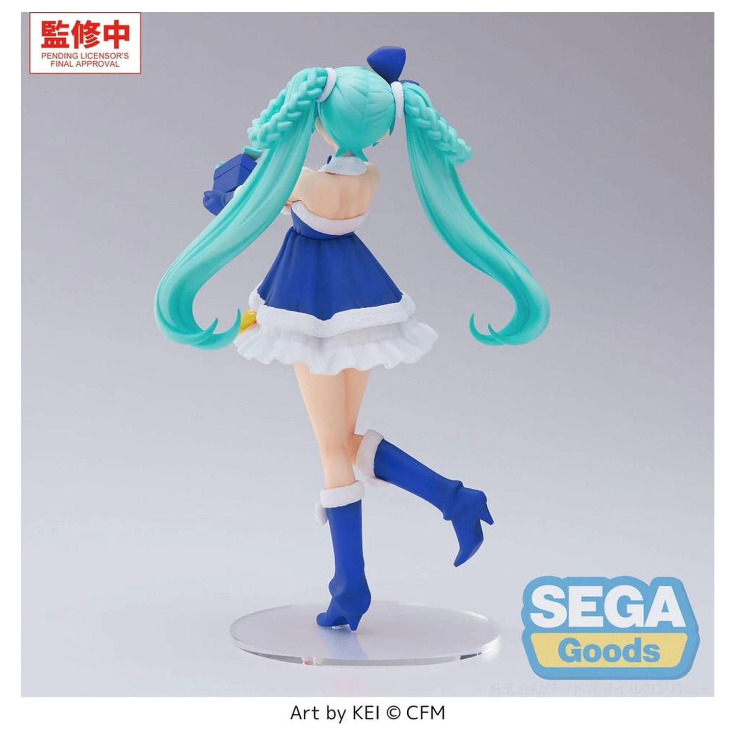 Character Vocal Series 01: Hatsune Miku High Premium PVC Figur Hatsune Miku Sapphire Christmas Ver. 21 cm Produktfoto