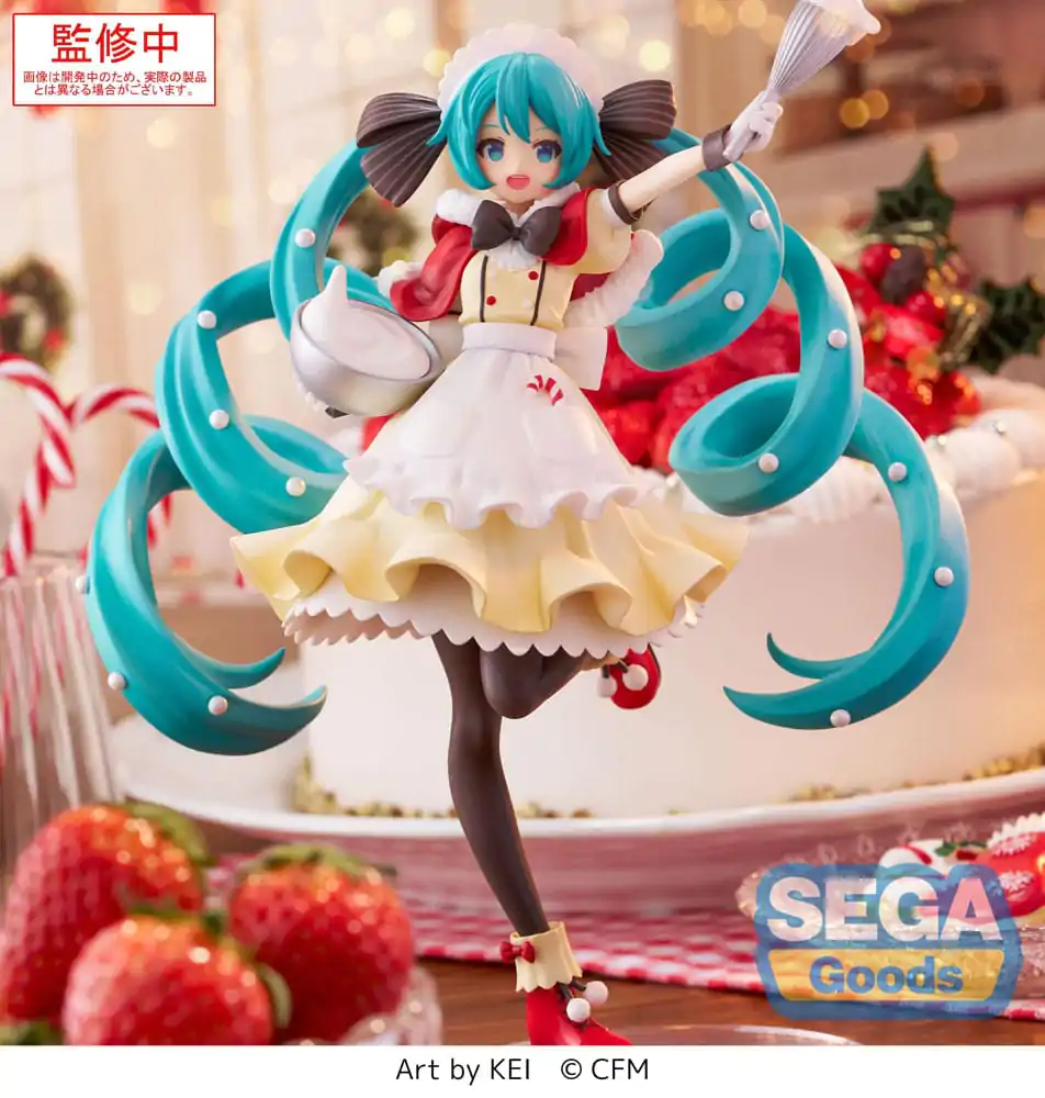 Character Vocal Series 01: Hatsune Miku Luminasta PVC-Statue Hatsune Miku Weihnachten 2025 20 cm Produktfoto