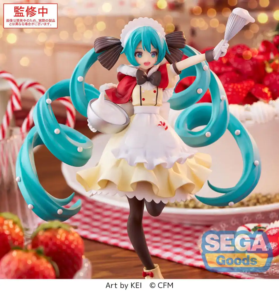 Character Vocal Series 01: Hatsune Miku Luminasta PVC-Statue Hatsune Miku Weihnachten 2025 20 cm Produktfoto