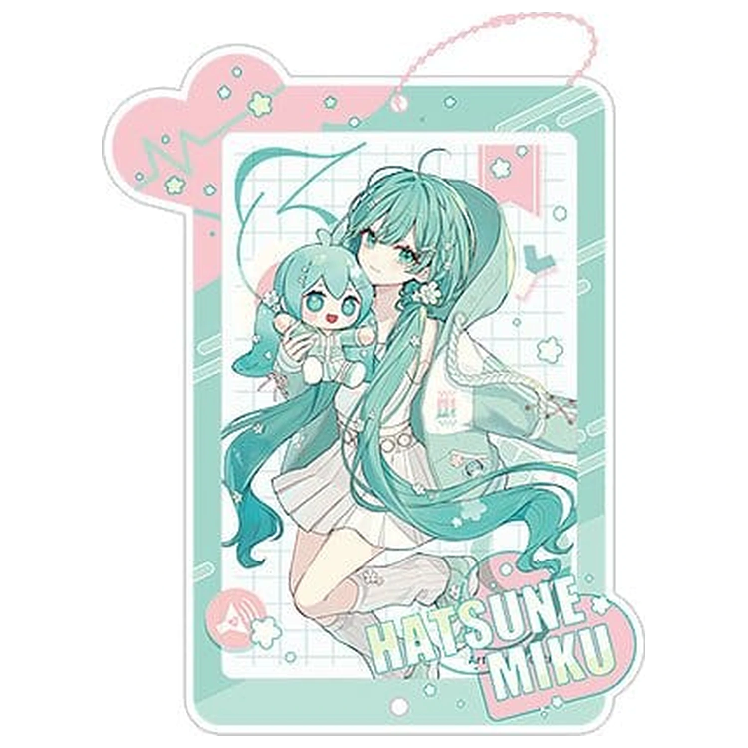 Character Vocal Series 01: Hatsune Miku Miku Hug Series Foto Rahmenset: Flower Ver. 15 cm Produktfoto