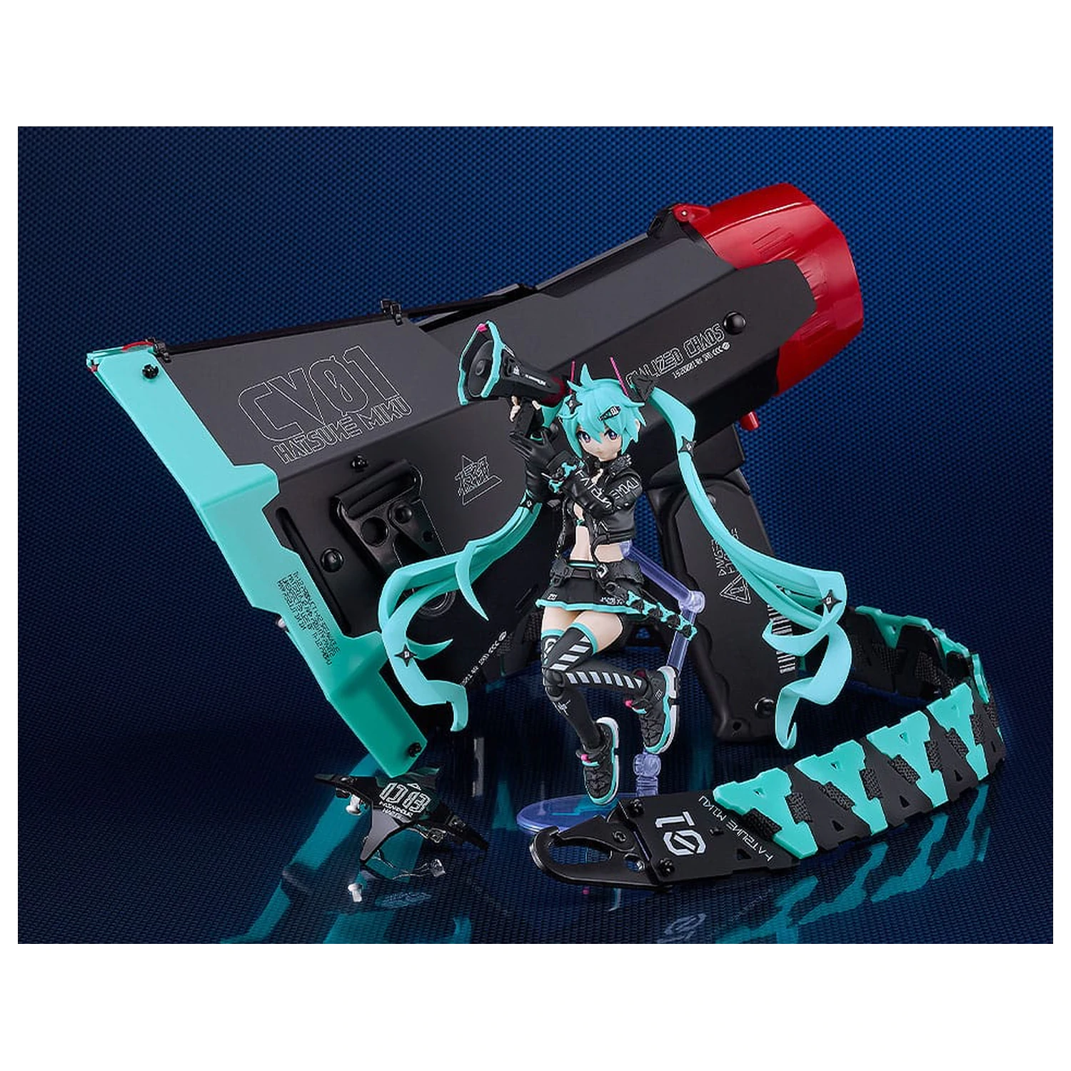Character Vocal Series 01: Hatsune Miku Plamatea Kunststoff-Modellbausatz Hatsune Miku: Chuocho Tactical Craft Ver. 15 cm Produktfoto
