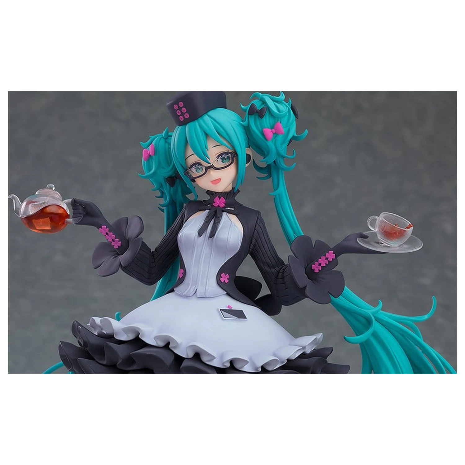 Character Vocal Series 01: Hatsune Miku Pop Up Parade Hatsune Miku: Glasses x Café Ver. 18 cm Produktfoto