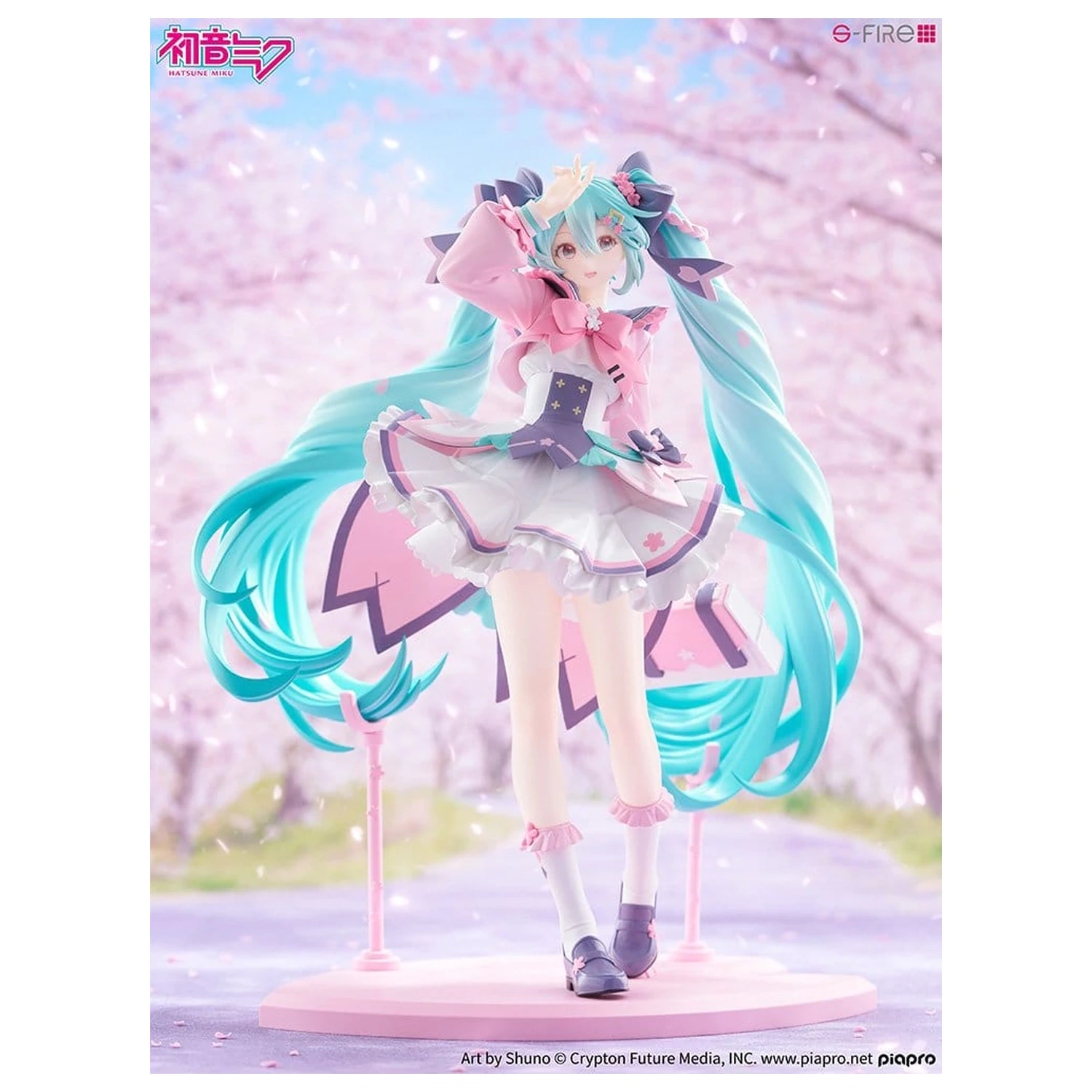 Character Vocal Series 01: Hatsune Miku S-Fire PVC Statue 1/7 Hatsune Miku New Semester 23 Zentimeter Produktfoto