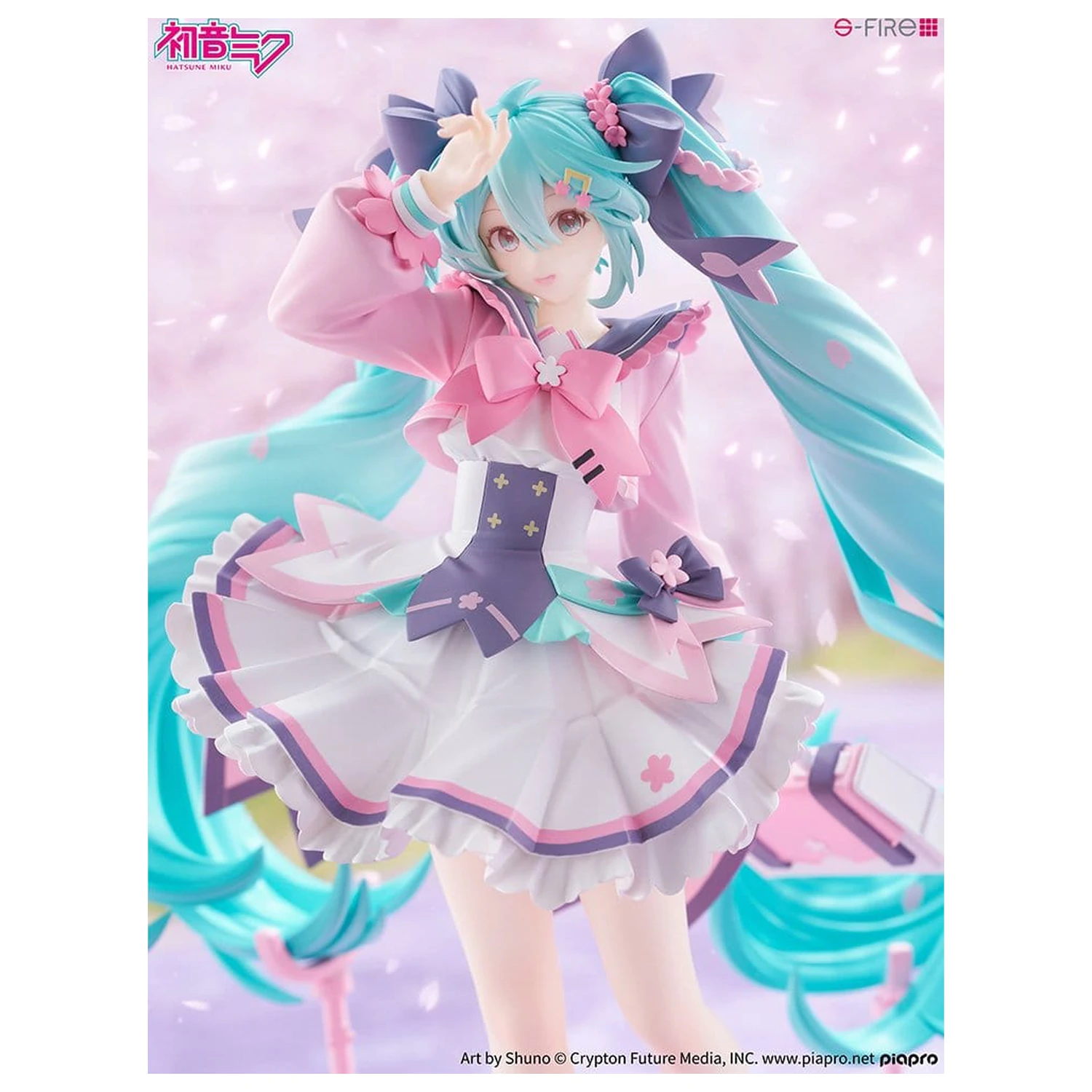 Character Vocal Series 01: Hatsune Miku S-Fire PVC Statue 1/7 Hatsune Miku New Semester 23 Zentimeter Produktfoto