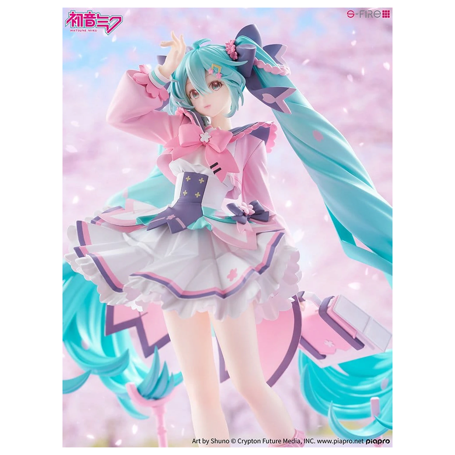 Character Vocal Series 01: Hatsune Miku S-Fire PVC Statue 1/7 Hatsune Miku New Semester 23 Zentimeter Produktfoto