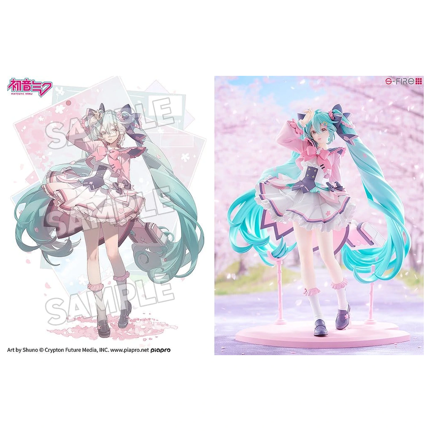 Character Vocal Series 01: Hatsune Miku S-Fire PVC Statue 1/7 Hatsune Miku New Semester 23 Zentimeter Produktfoto