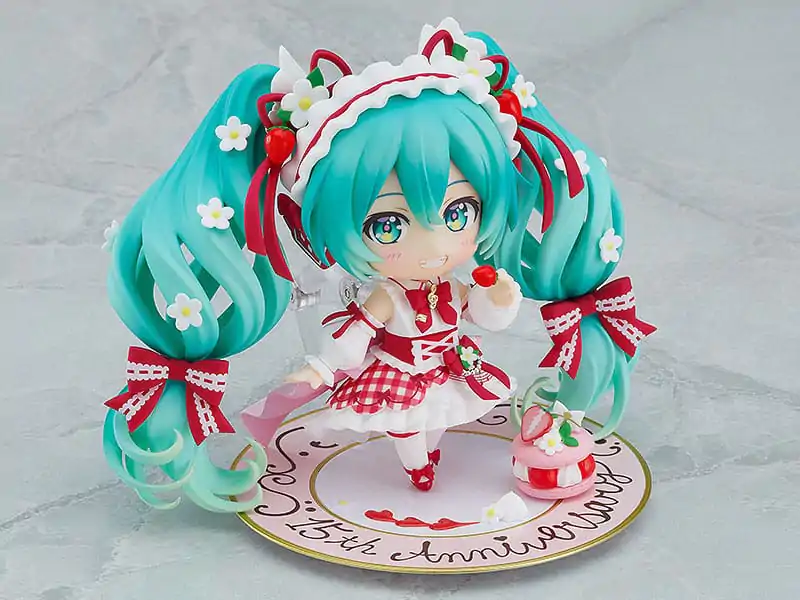 Character Vocal Series 01 Nendoroid Actionfigur Hatsune Miku 15th Anniversary Ver. 10 cm Produktfoto