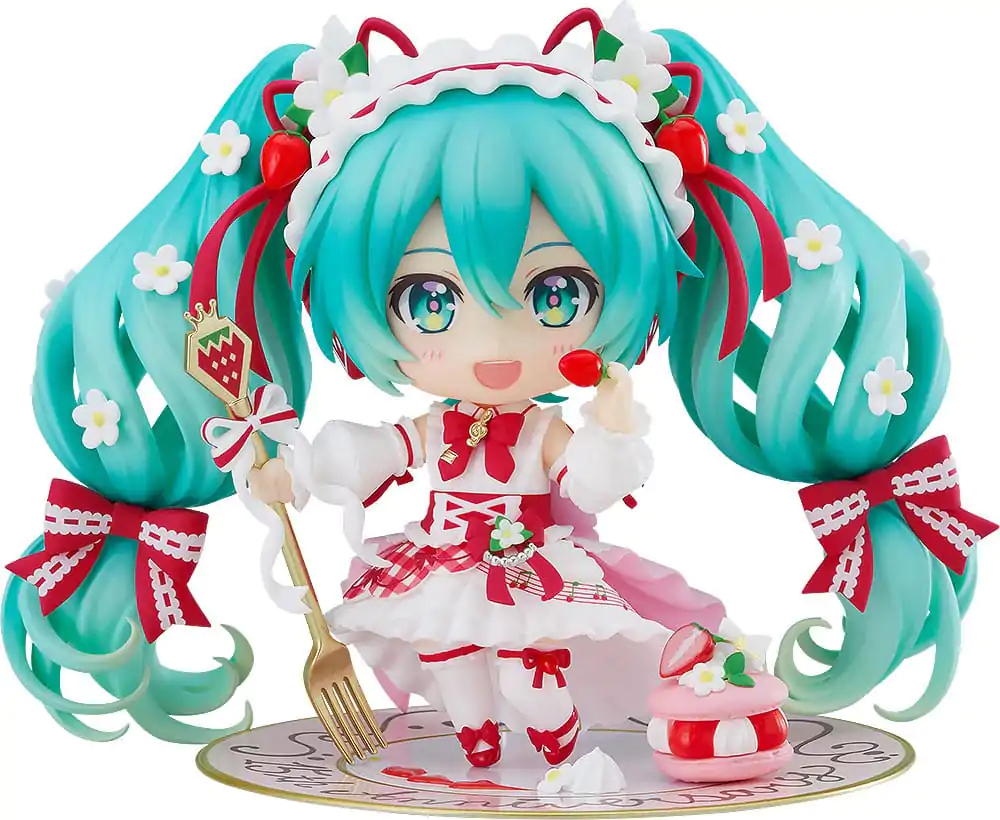 Character Vocal Series 01 Nendoroid Actionfigur Hatsune Miku 15th Anniversary Ver. 10 cm Produktfoto
