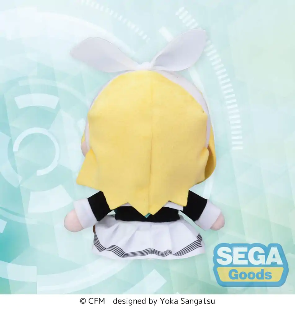 Character Vocal Series 02: Kagamine Rin/Len Fuwa Petit Mini Plüschfigur Kagamine Rin Uniform Ver. (EX) 16 cm Produktfoto