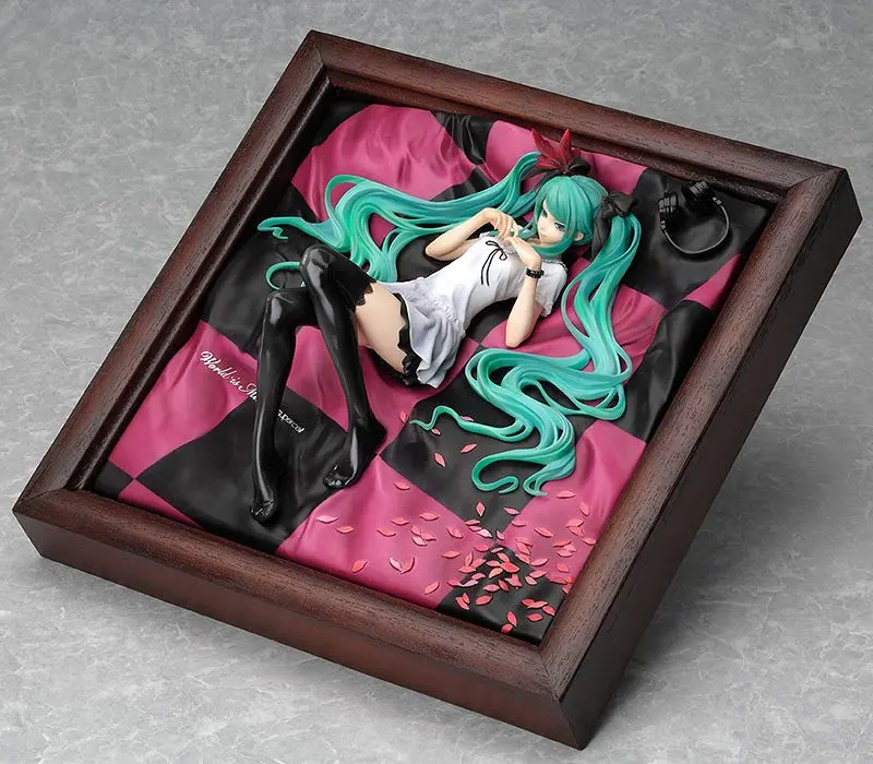 Character Vocal Series PVC Statue 1/8 Miku Hatsune World is Mine Brown Frame 22 cm Produktfoto