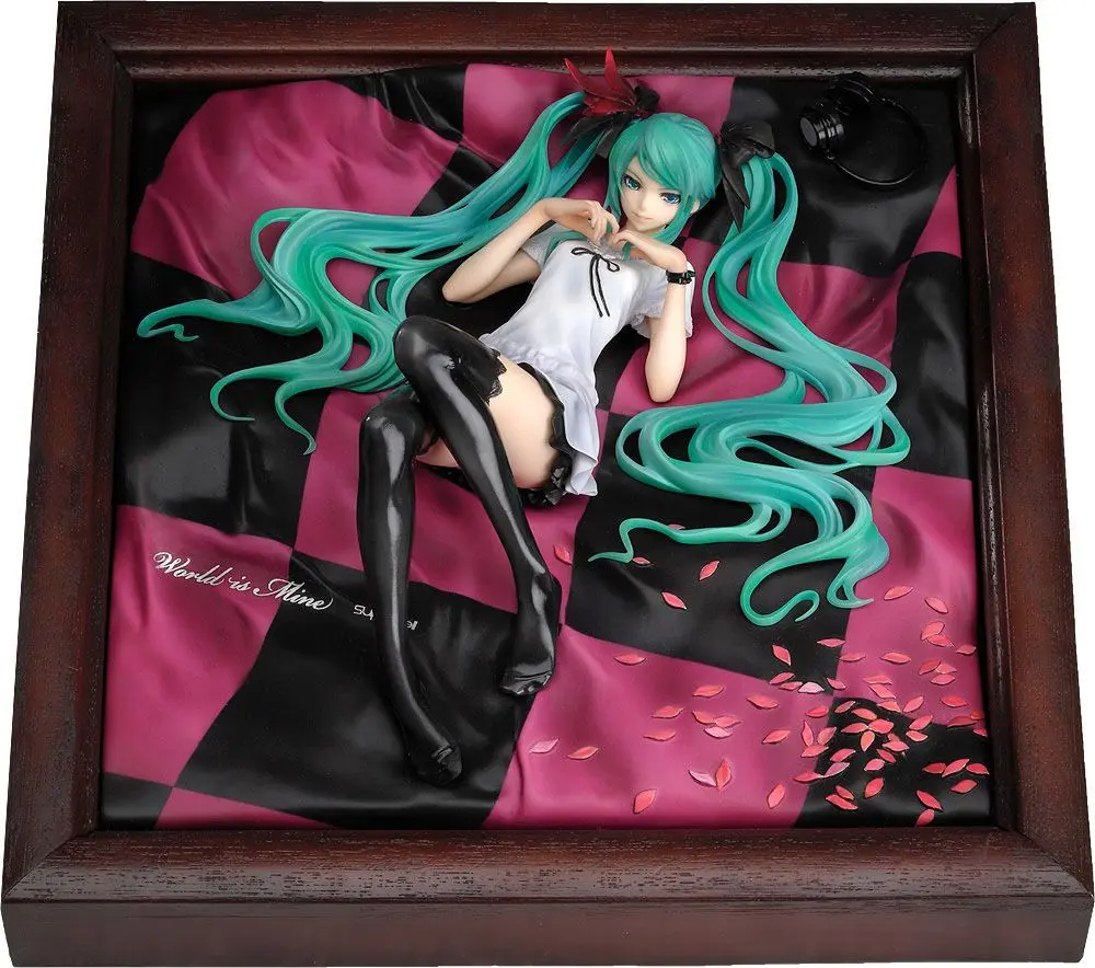 Character Vocal Series PVC Statue 1/8 Miku Hatsune World is Mine Brown Frame 22 cm Produktfoto