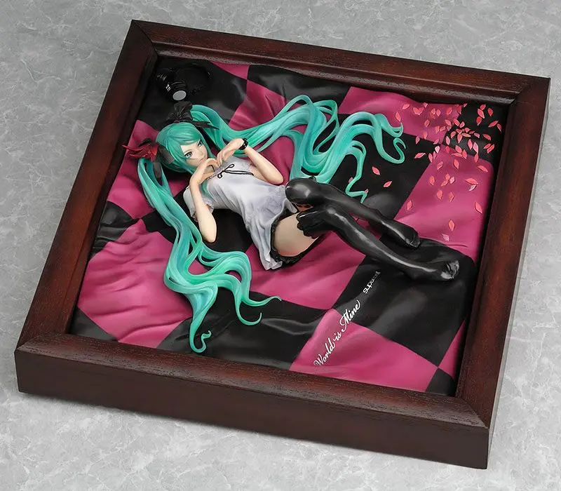 Character Vocal Series PVC Statue 1/8 Miku Hatsune World is Mine Brown Frame 22 cm Produktfoto