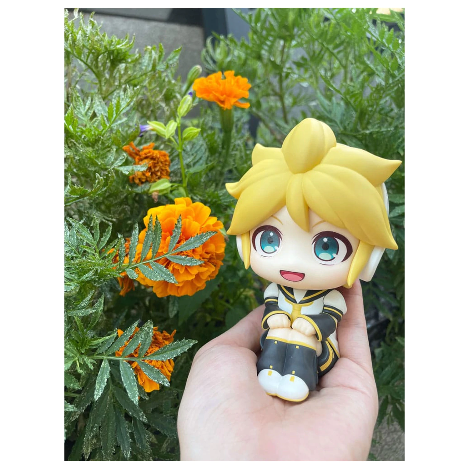 Character Vocal Series: Kagamine Rin/Len Look Up PVC Statue Kagamine Len 11 cm Produktfoto