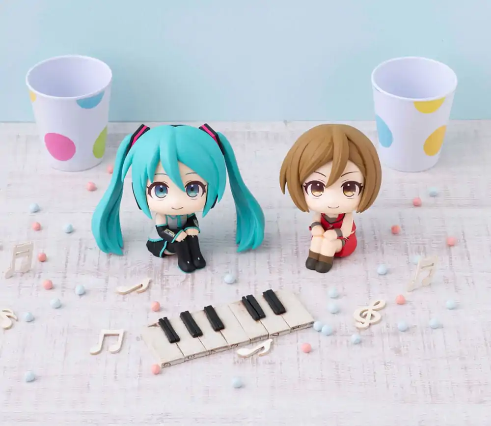 Character Vocal Series Look Up PVC Statue Hatsune Miku & Meiko Set (mit Geschenk) 11 cm Produktfoto