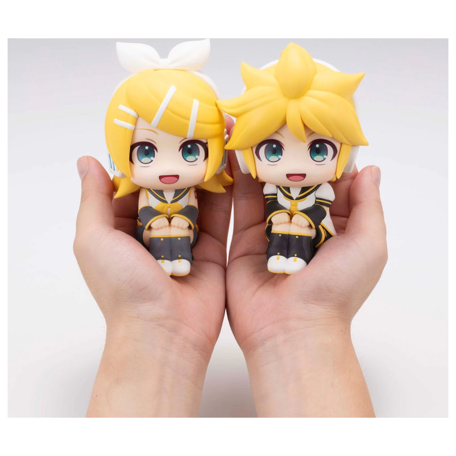 Character Vocal Series: Rin/Len Look Up PVC Statue Hatsune Rin & Len Set (mit Geschenk) 11 cm Produktfoto