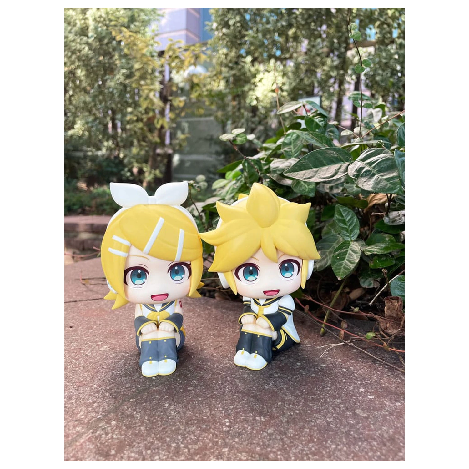Character Vocal Series: Rin/Len Look Up PVC Statue Hatsune Rin & Len Set (mit Geschenk) 11 cm Produktfoto
