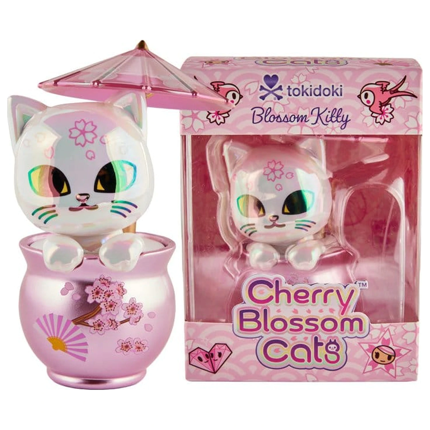 Cherry Blossom Cats Fensterbox Figur Kitty Special Edition Produktfoto