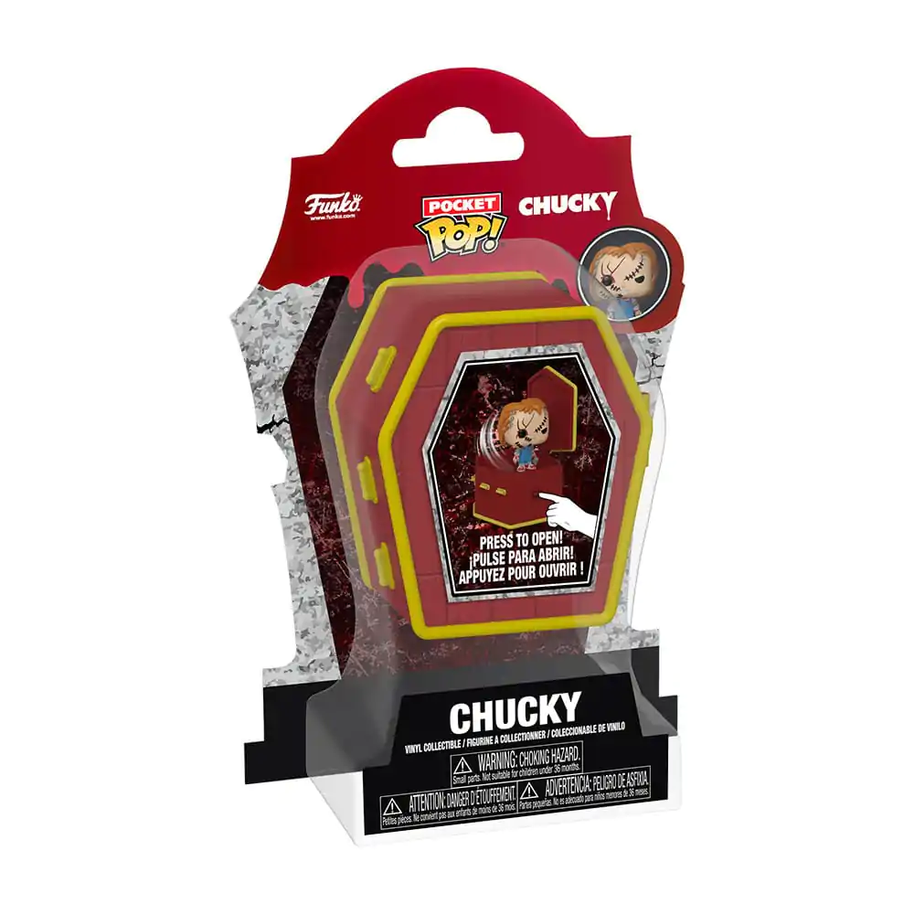 Child's Play Coffin Funko Pocket POP! Vinyl-Figur Chucky Produktfoto