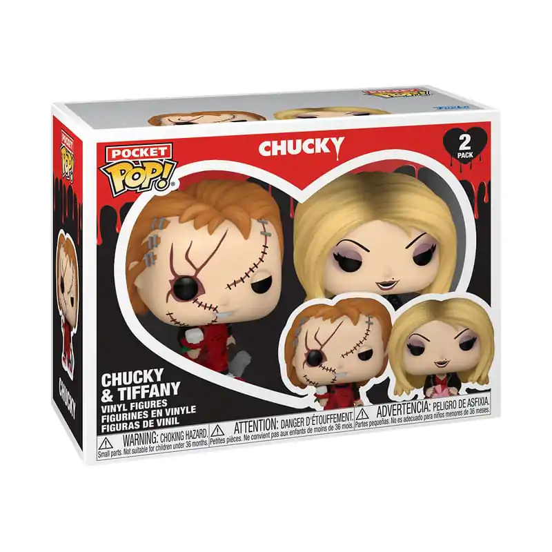 Chucky - Die Mörderpuppe Pocket Funko POP! Vinyl Figuren 2er-Pack Valentines 4 cm termékfotó