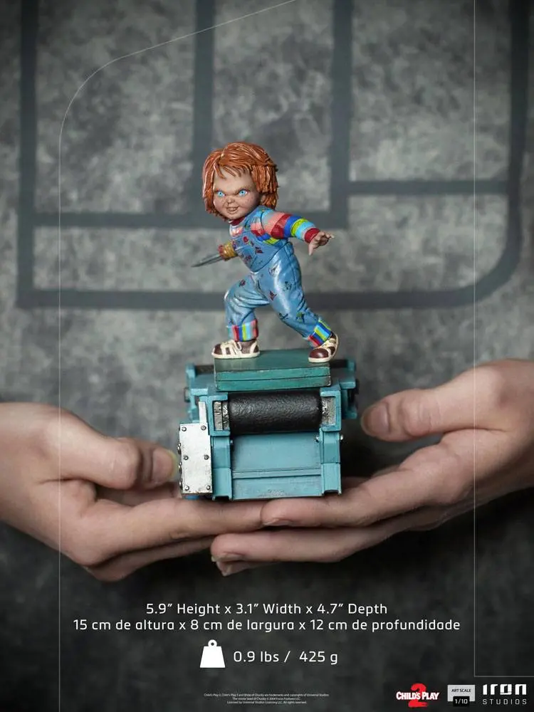 Chucky 2 - Die Mörderpuppe ist wieder da Art Scale Statue 1/10 Chucky 15 cm termékfotó