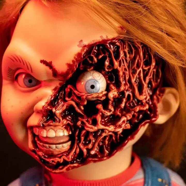 Child&#039;s Play 3 Ultimate Doll Zubehör-Set Pizza Face Produktfoto