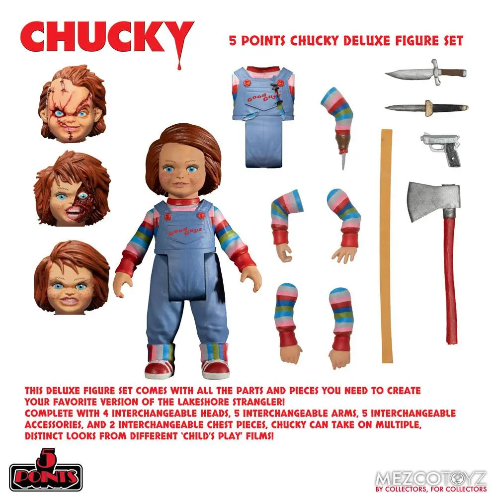 Chucky Die Mörderpuppe 5 Points Actionfigur Chucky 10 cm termékfotó