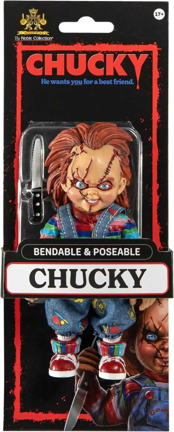 Chucky Die Mörderpuppe Bendyfigs Biegefigur Chucky 14 cm Produktfoto