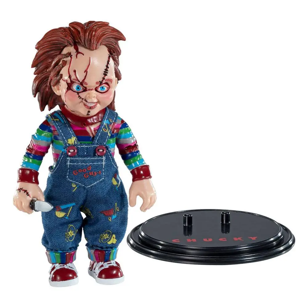 Chucky Die Mörderpuppe Bendyfigs Biegefigur Chucky 14 cm termékfotó