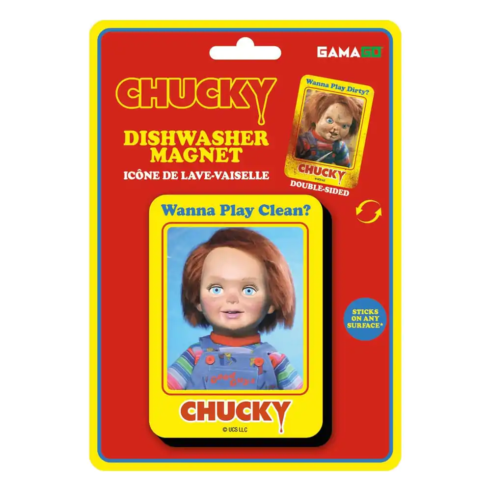 Child's Play: Chucky Clean Dirty Dishwasher Magnet Produktfoto