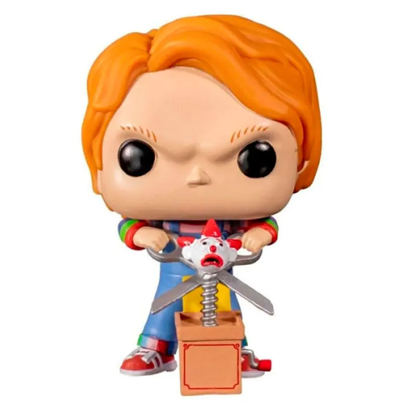 Chucky Die Mörderpuppe POP! Movies Vinyl Figur Chucky w/Buddy & Giant Scissors 9 cm termékfotó