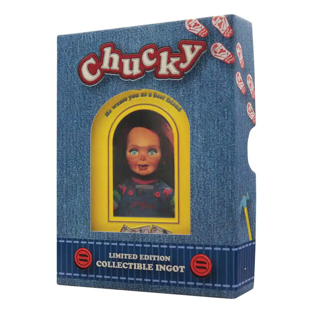 Chucky Die Mörderpuppe mit Spell Card Metallbarren Chucky Limited Edition termékfotó