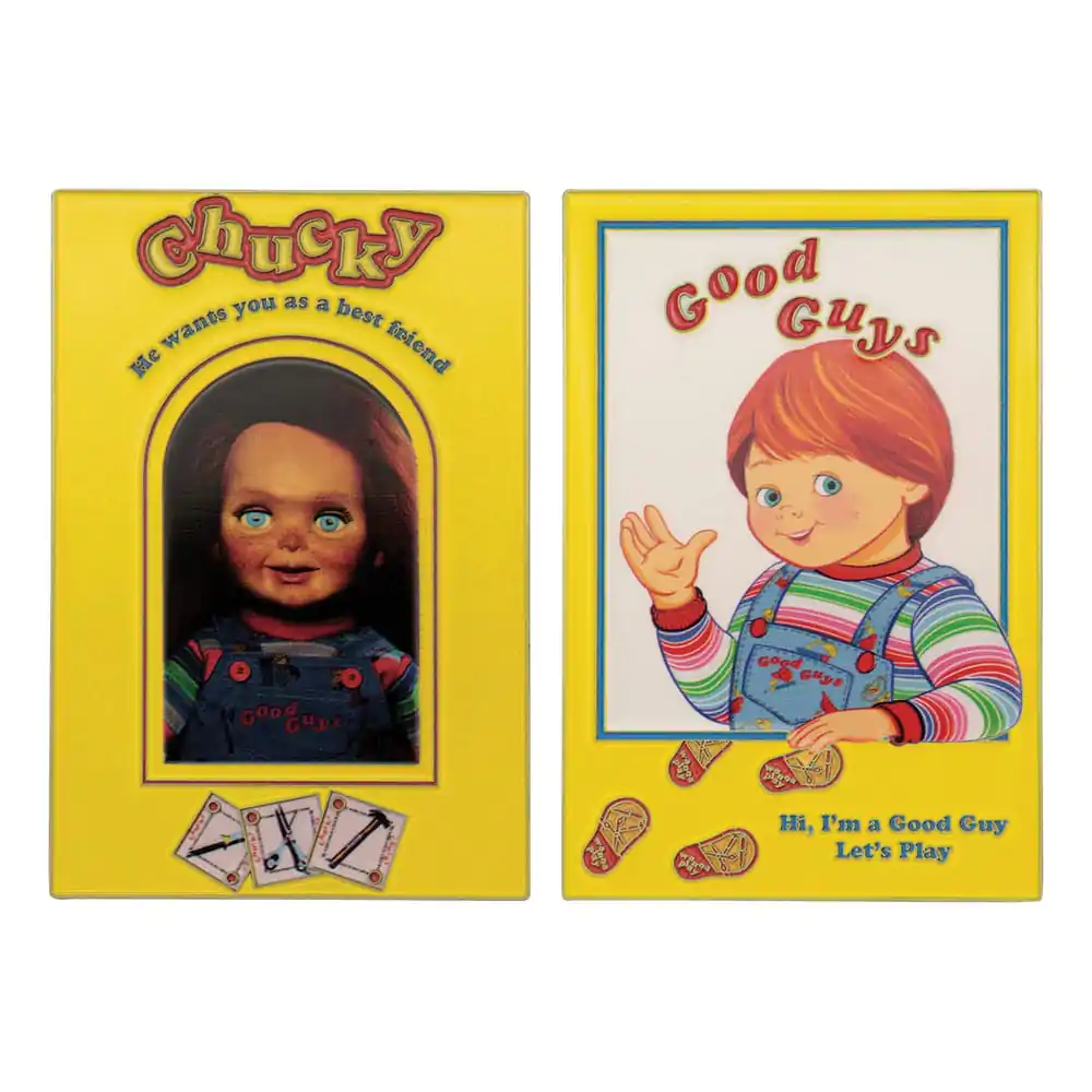 Chucky Die Mörderpuppe mit Spell Card Metallbarren Chucky Limited Edition termékfotó