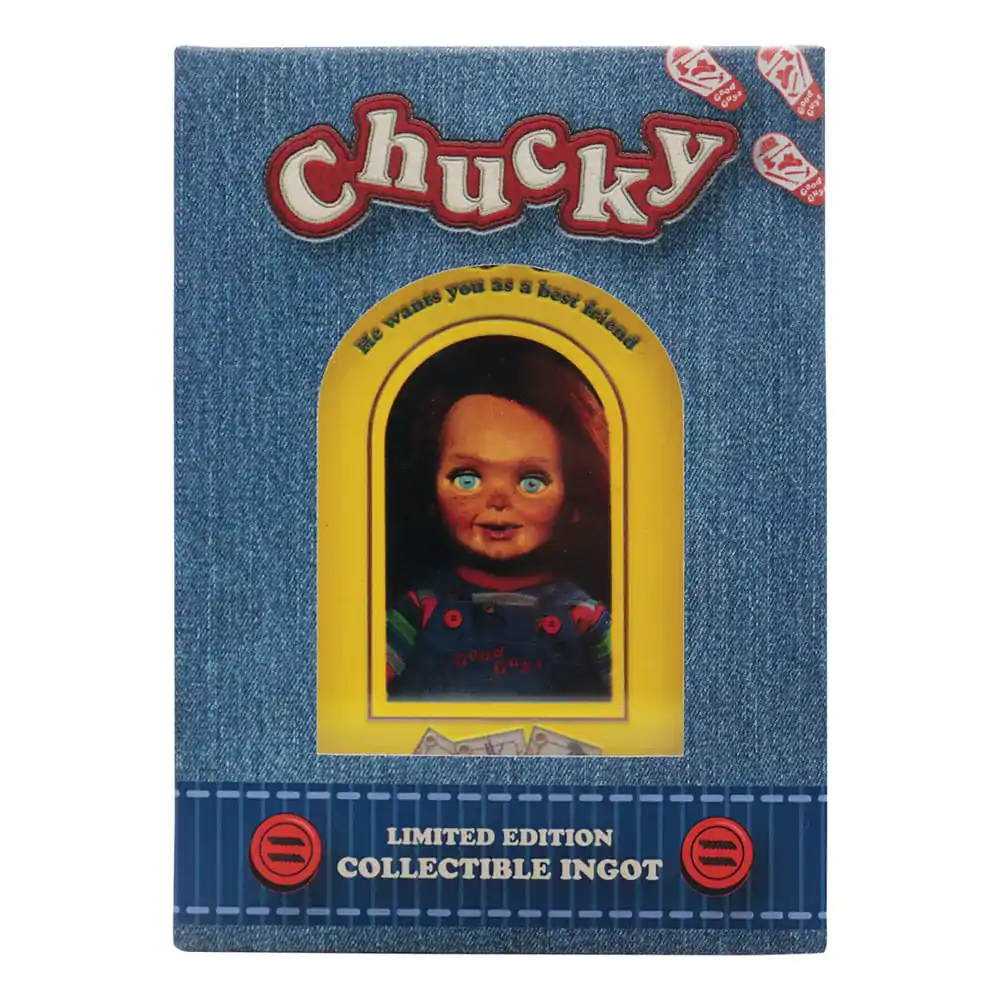Chucky Die Mörderpuppe mit Spell Card Metallbarren Chucky Limited Edition termékfotó