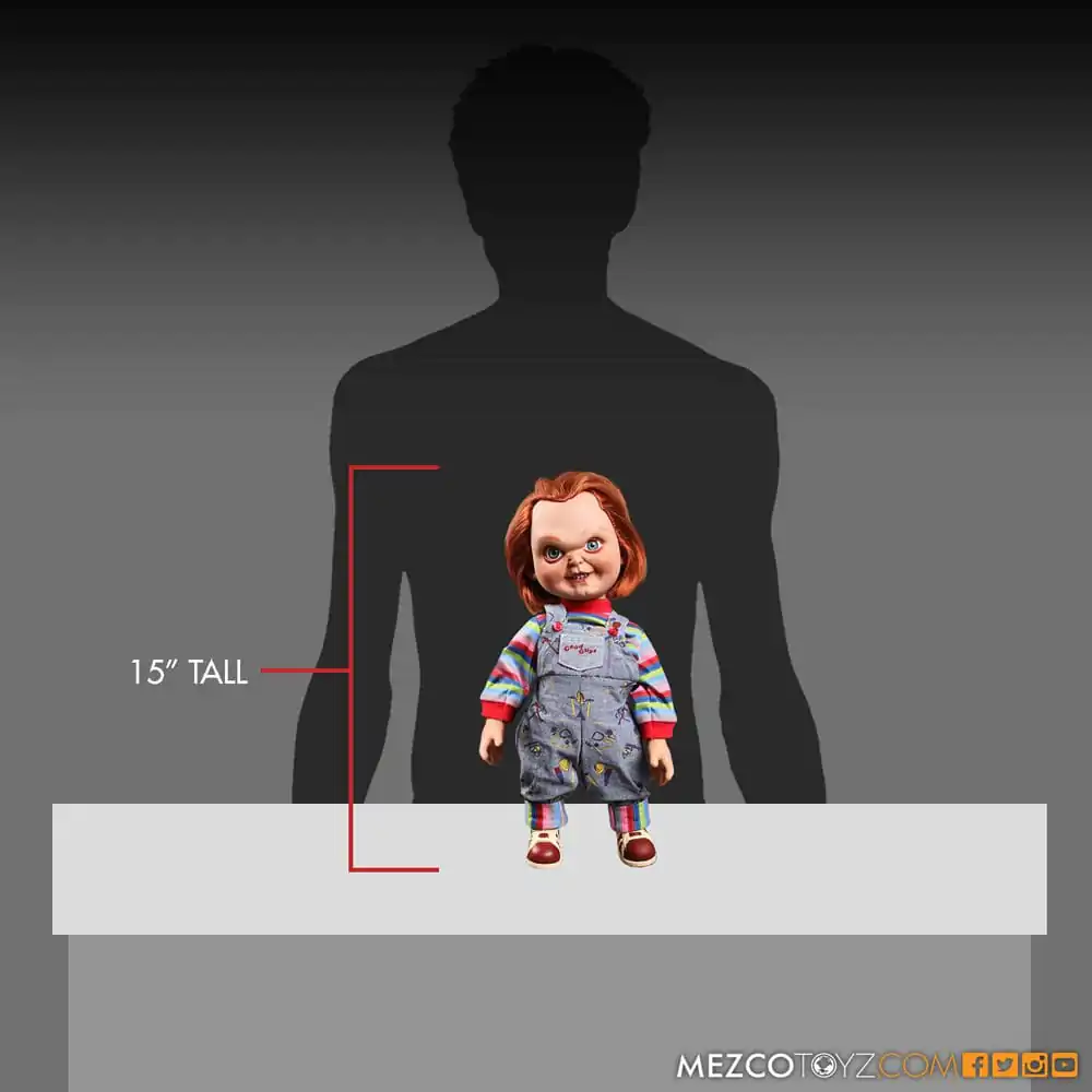 Chucky Die Mörderpuppe Puppe mit Sound Sneering Chucky 38 cm Produktfoto