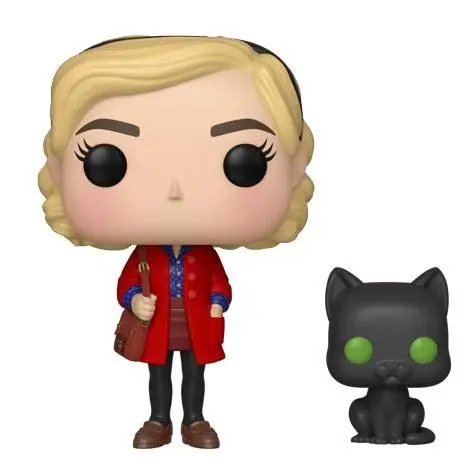 Chilling Adventures of Sabrina POP! Movies Vinyl Figur Sabrina &amp; Salem 9 cm Produktfoto