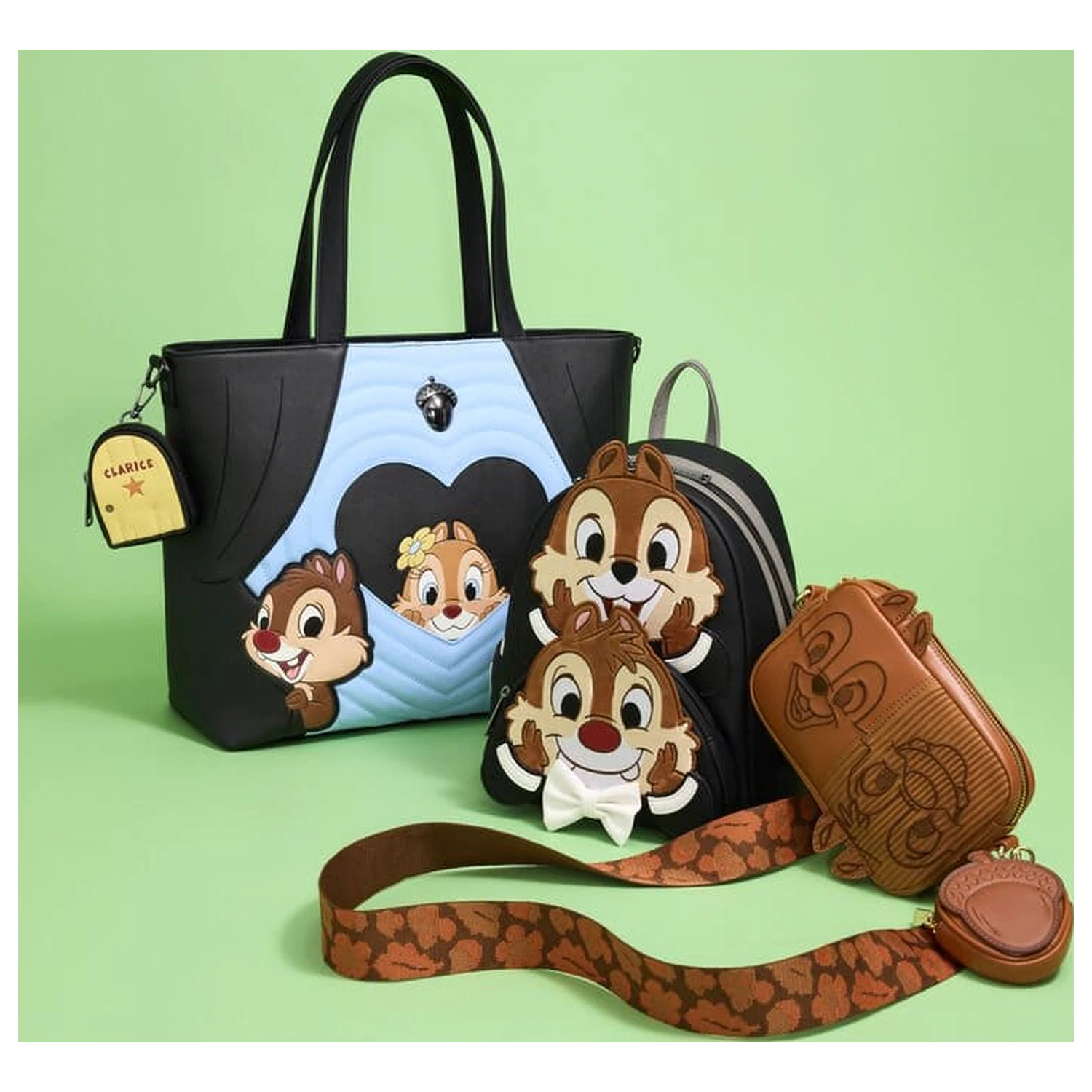 Chip 'n Dale: Rescue Rangers by Loungefly Umhängetasche mit Münzbörse Corduroy Produktfoto
