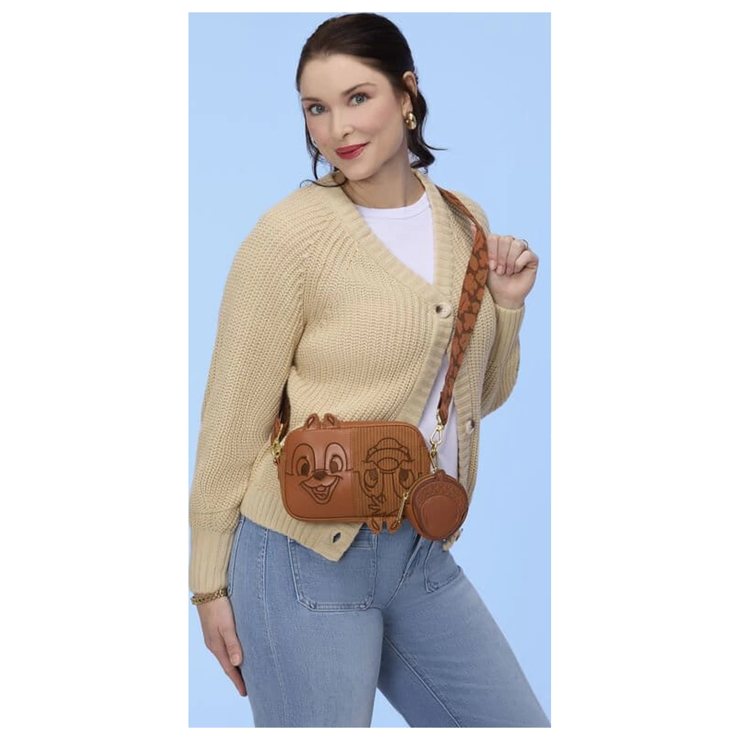 Chip 'n Dale: Rescue Rangers by Loungefly Umhängetasche mit Münzbörse Corduroy Produktfoto