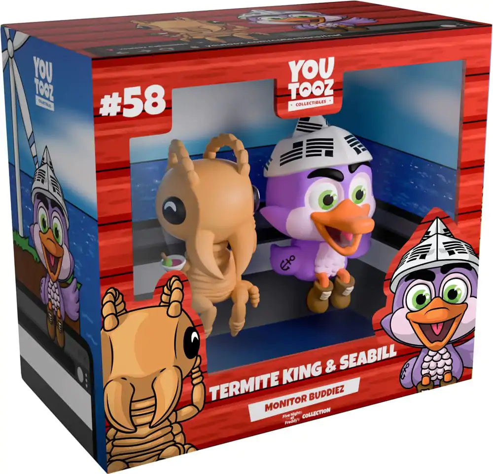 Chipper &amp; Sons Lumber Co. Vinyl Figur Termite King and Seabill Monitor Buddiez 6 cm Produktfoto