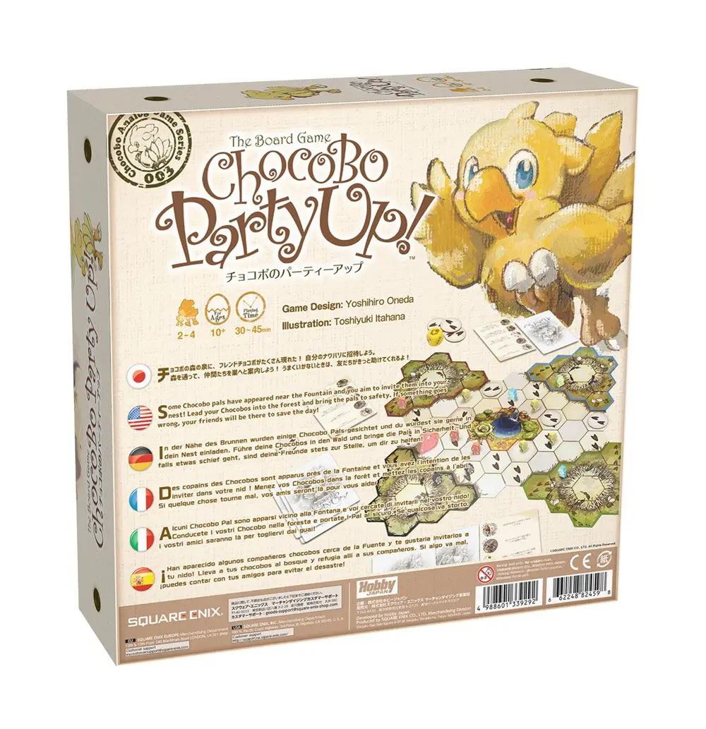 Chocobo Party Up! Brettspiel Produktfoto