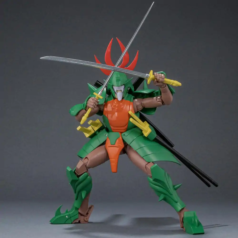 Chou-Dan-Kadou Yoroiden-Samurai Troopers Actionfigur Doku Mashou Naaza 15 cm Produktfoto