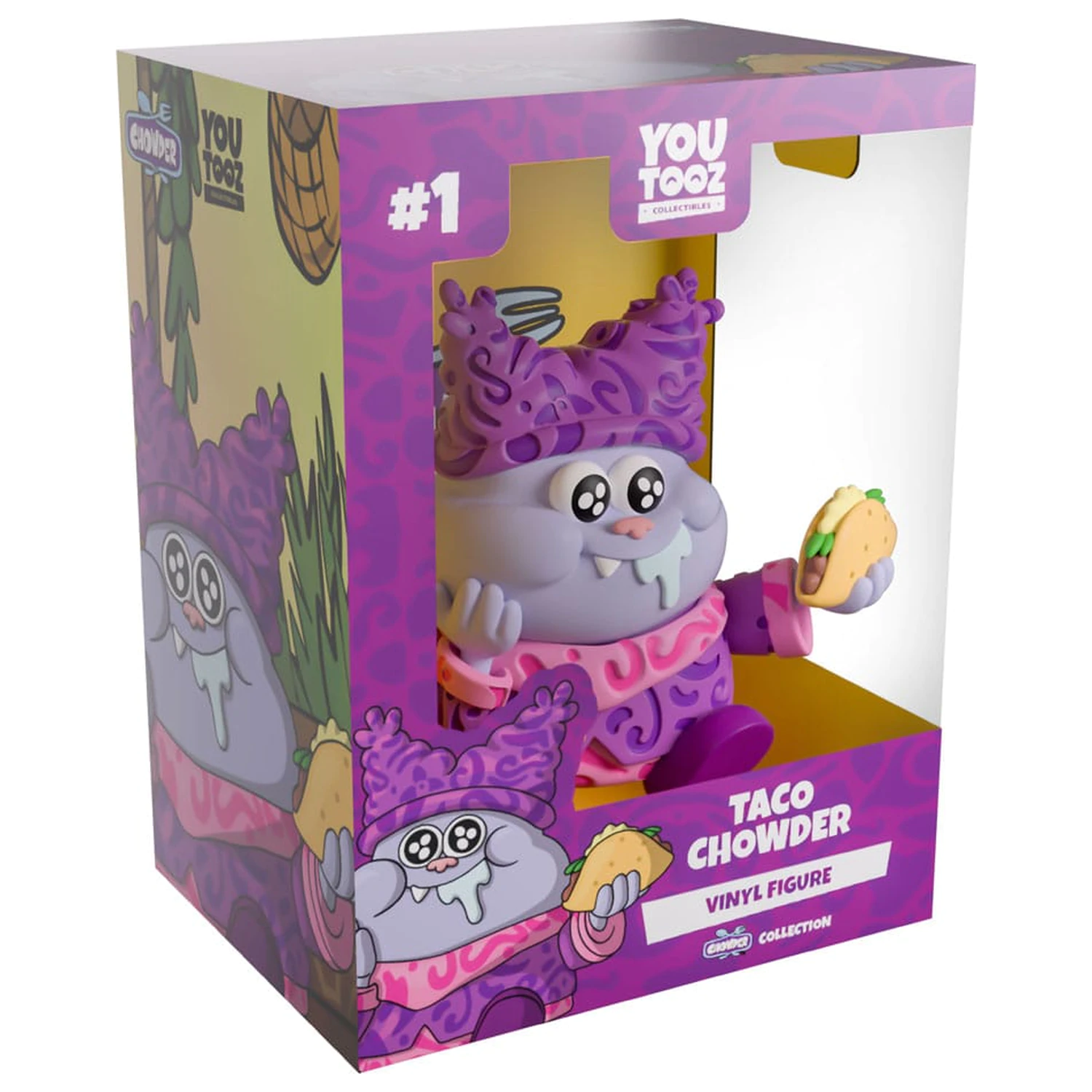 Chowder Vinyl Figur Taco Chowder 10 cm Produktfoto