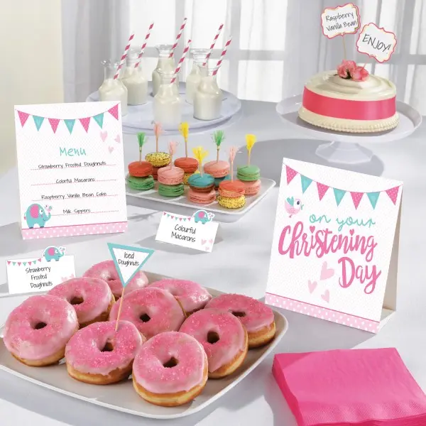 Taufe Tischdeko Set 12-teilig Produktfoto