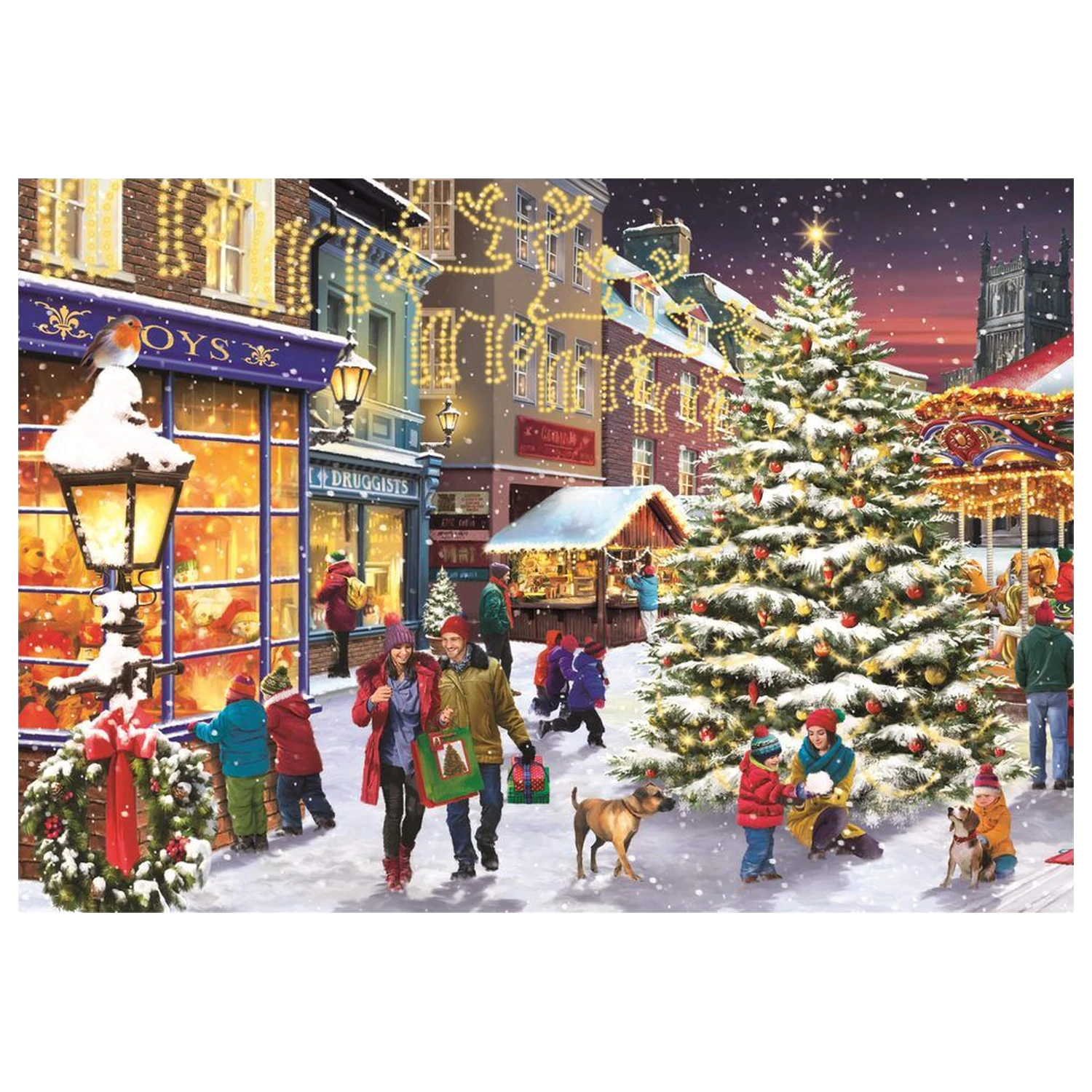 Christmas Collection Village Puzzle 1000 Teile Produktfoto