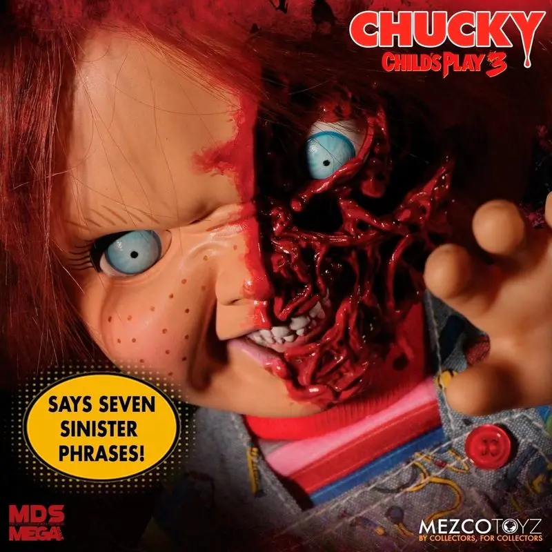 Chucky Die Mörderpuppe 3 Designer Series Sprechende Puppe Pizza Face Chucky 38 cm termékfotó