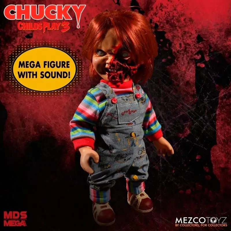 Chucky Die Mörderpuppe 3 Designer Series Sprechende Puppe Pizza Face Chucky 38 cm termékfotó