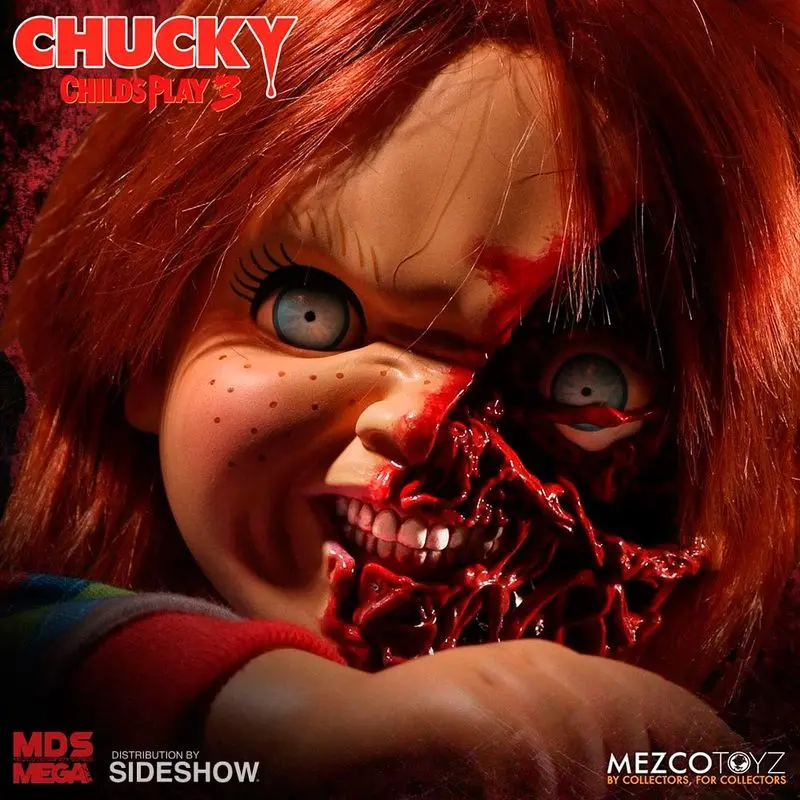 Chucky Die Mörderpuppe 3 Designer Series Sprechende Puppe Pizza Face Chucky 38 cm termékfotó