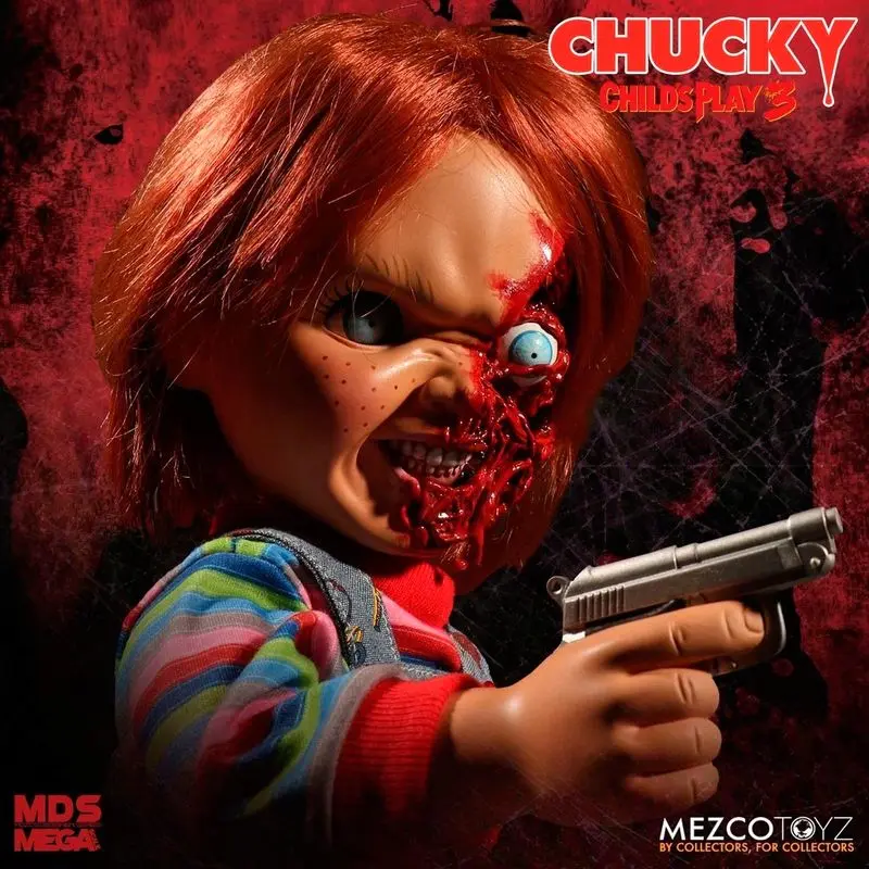 Chucky Die Mörderpuppe 3 Designer Series Sprechende Puppe Pizza Face Chucky 38 cm termékfotó