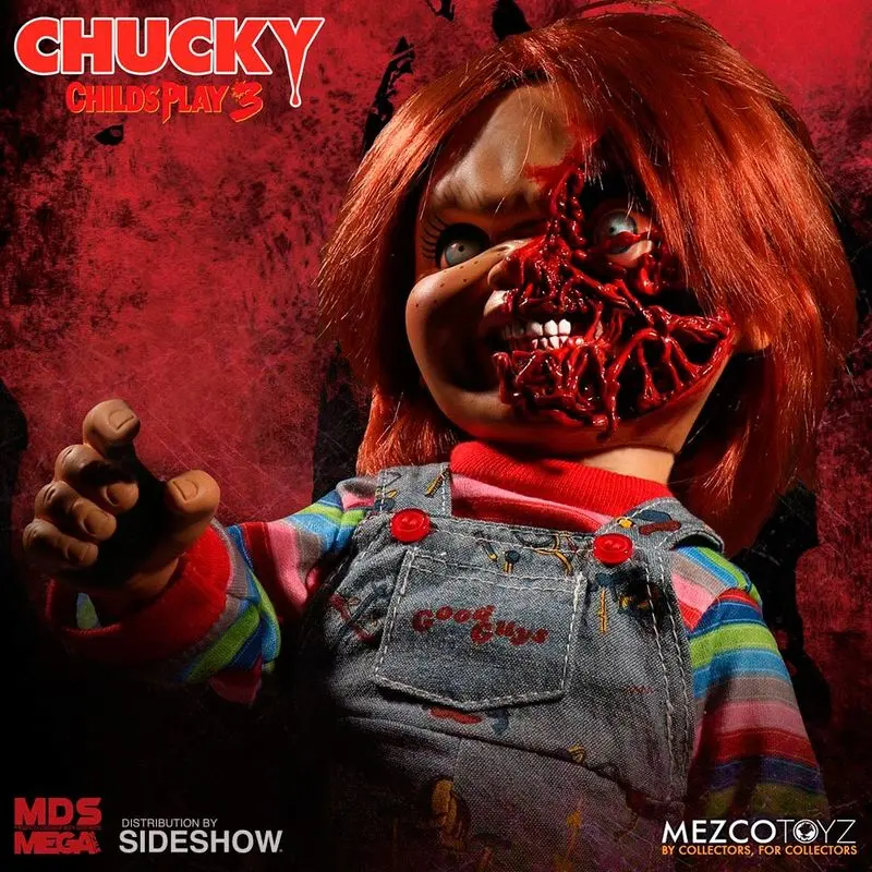 Chucky Die Mörderpuppe 3 Designer Series Sprechende Puppe Pizza Face Chucky 38 cm termékfotó