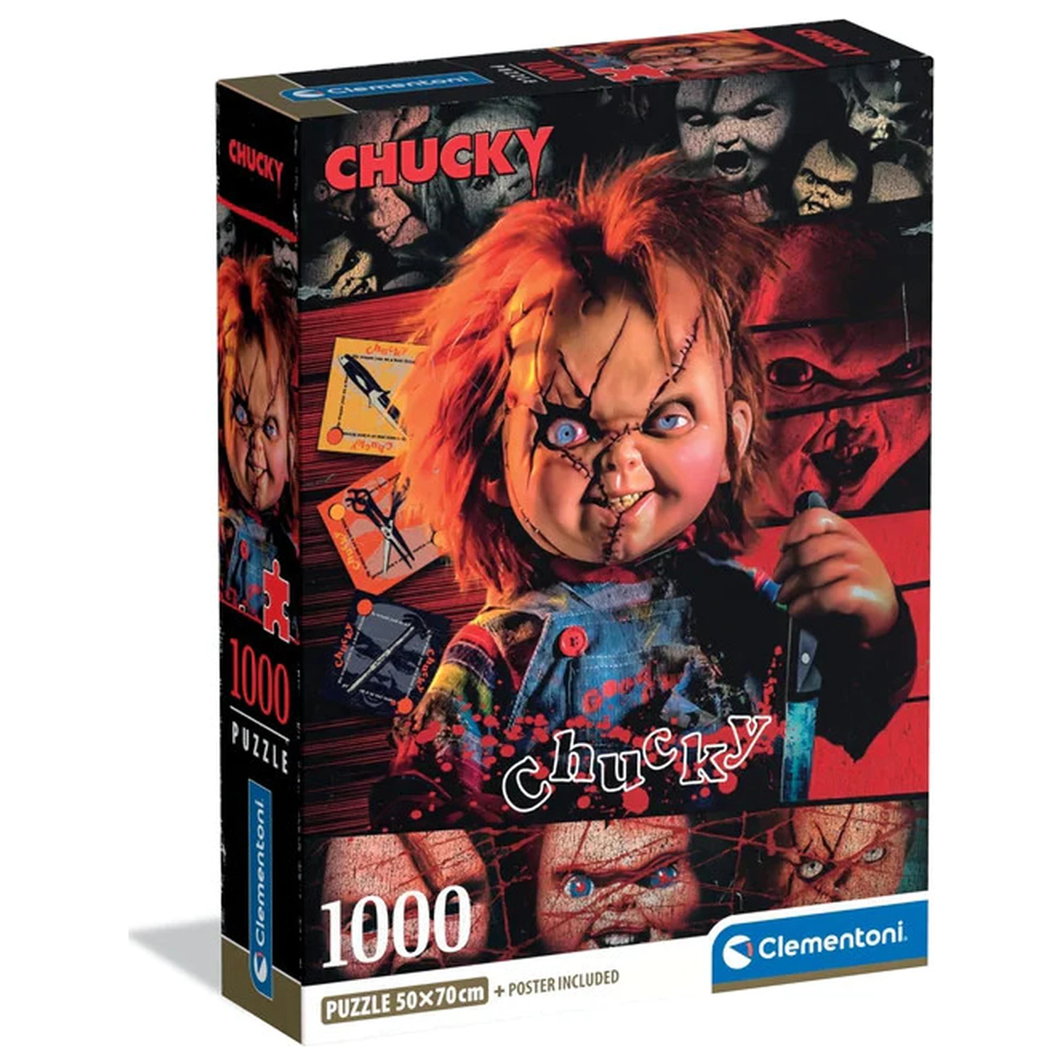 Chucky Crazy 1000-teiliges Kompaktpuzzle Produktfoto